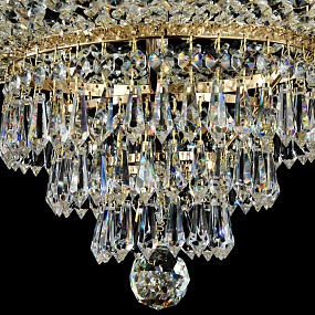 Хрустальная потолочная люстра Maytoni Palace DIA890-CL-18-G
